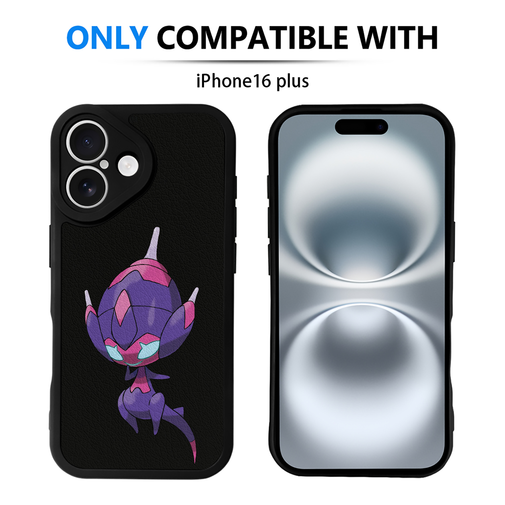 （画像用） ポケットモンスター Pokémon 【iPhone 16シリーズ対応】シリコンスマホケース（レザー調） 材質：シリコン